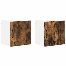 Keukenkast aan de muur 2 pcs Gerookt eiken 40 x 31 x 40 cm