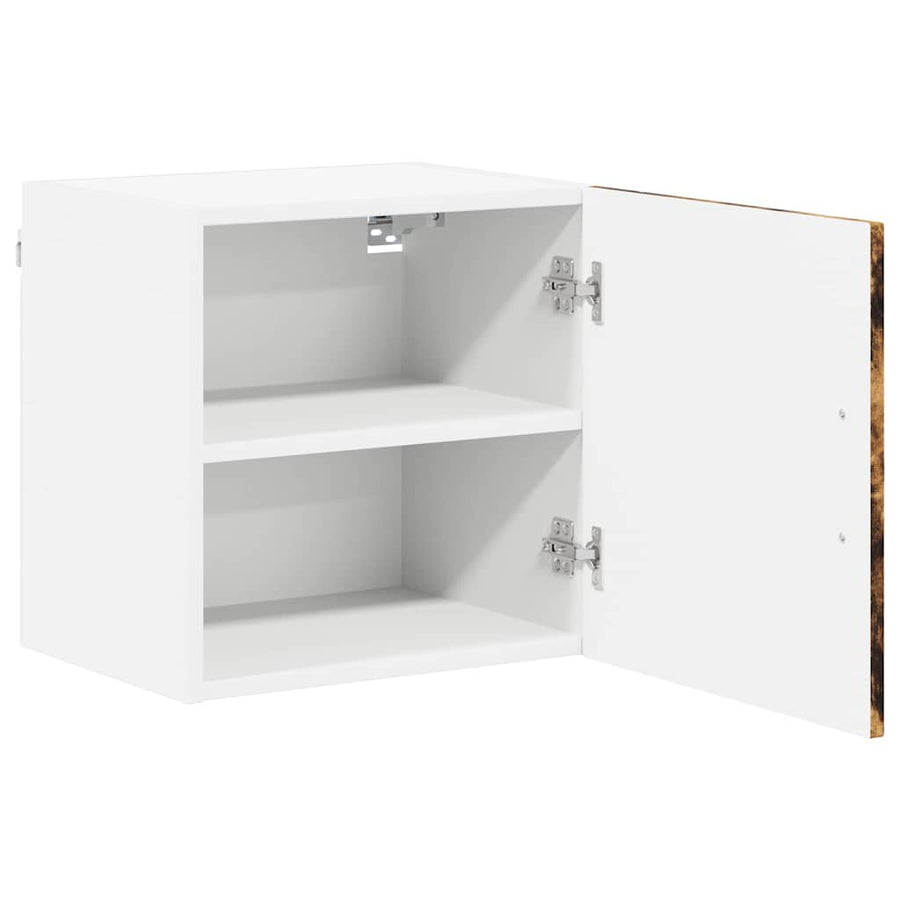 Keukenkast aan de muur 2 pcs Gerookt eiken 40 x 31 x 40 cm