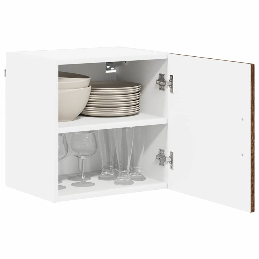 Keukenkast aan de muur 2 pcs Bruin Eiken 40 x 31 x 40 cm