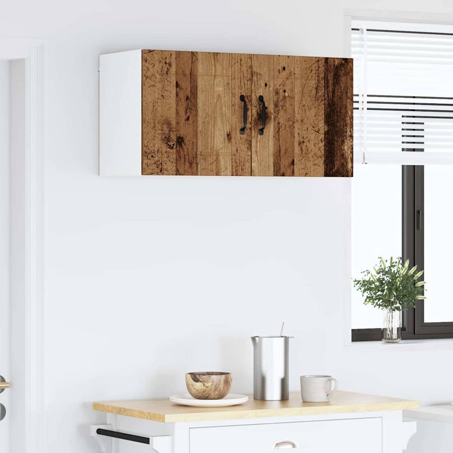 Keukenkast aan de muur Oud Hout 40 x 31 x 40 cm Bewerkt hout