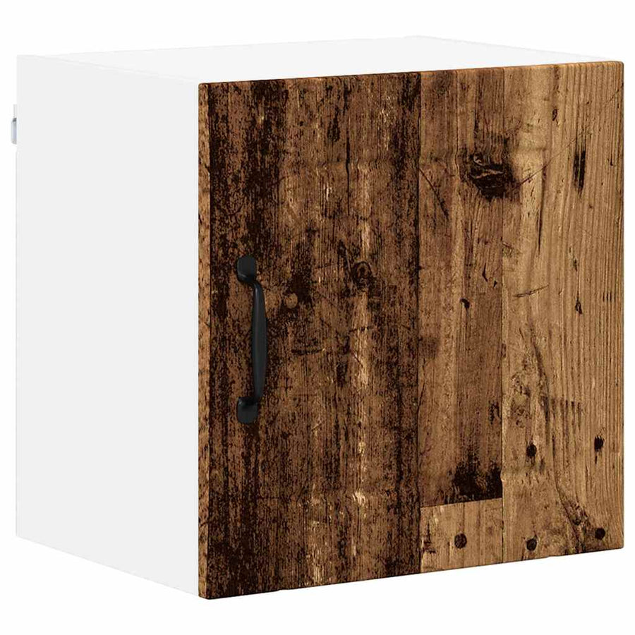 Keukenkast aan de muur met plank 2 pcs Oud Hout 40 x 31 x 40 cm