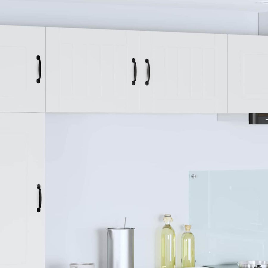 Keukenkast aan de muur 2 pcs Wit 50 x 31 x 40 cm Bewerkt hout