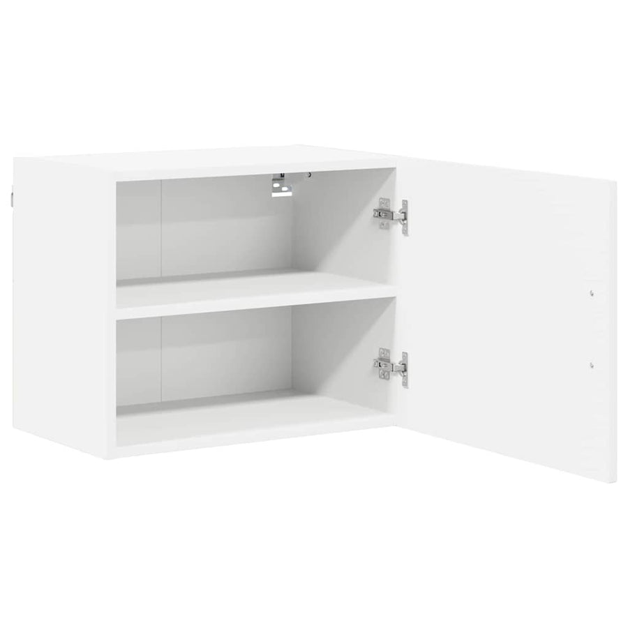 Keukenkast aan de muur 2 pcs Wit 50 x 31 x 40 cm Bewerkt hout