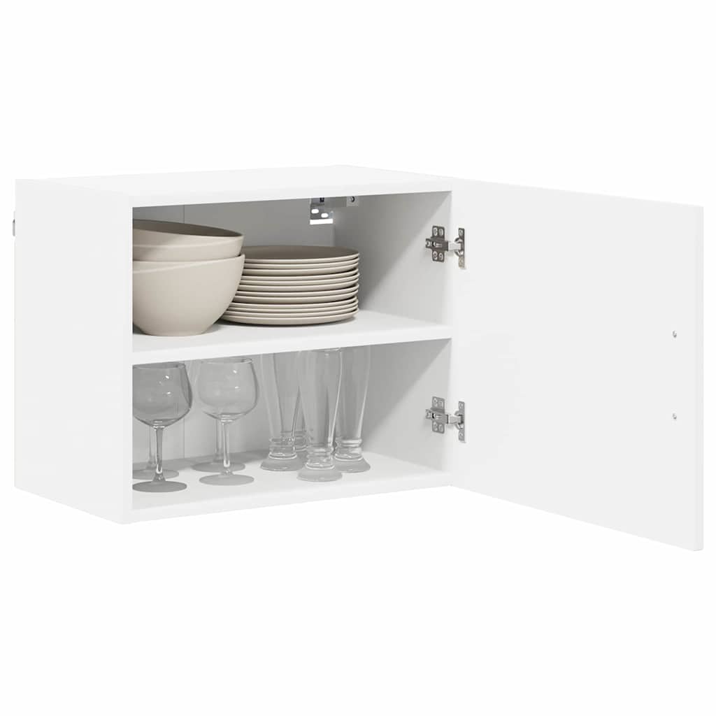 Keukenkast aan de muur 2 pcs Wit 50 x 31 x 40 cm Bewerkt hout