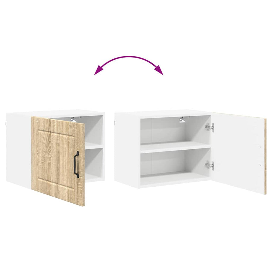 Keukenkast aan de muur met plank Sonoma Eiken 50 x 31 x 40 cm
