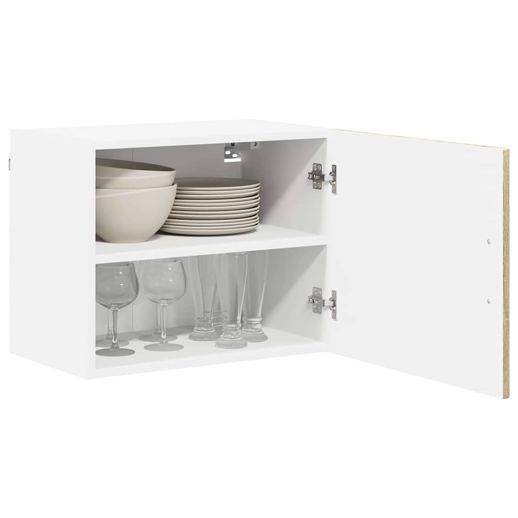 Keukenkast aan de muur met plank Sonoma Eiken 50 x 31 x 40 cm