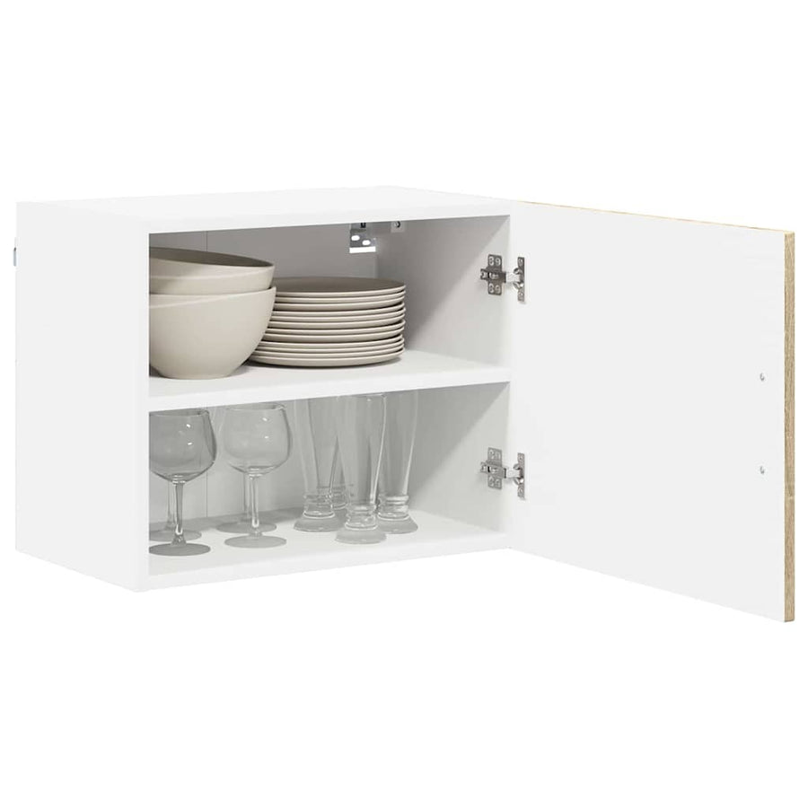 Keukenkast aan de muur met plank Sonoma Eiken 50 x 31 x 40 cm