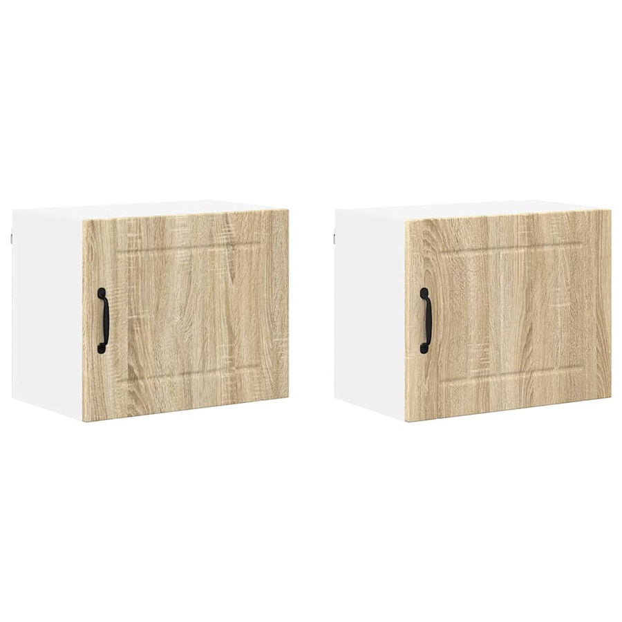Keukenkast aan de muur 2 pcs Sonoma Eiken 50 x 31 x 40 cm