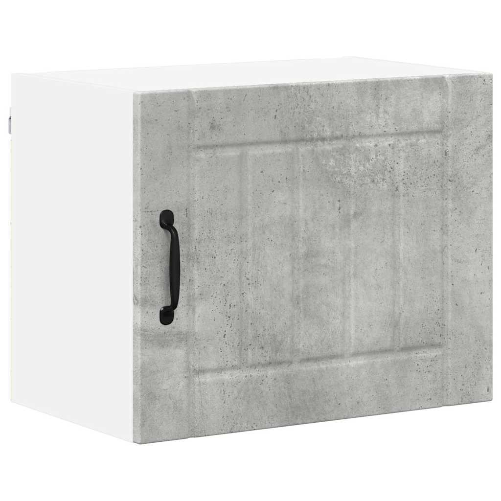 Keukenkast aan de muur Beton Grijs 50 x 31 x 40 cm Bewerkt hout
