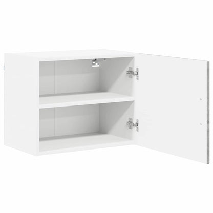 Keukenkast aan de muur Beton Grijs 50 x 31 x 40 cm Bewerkt hout