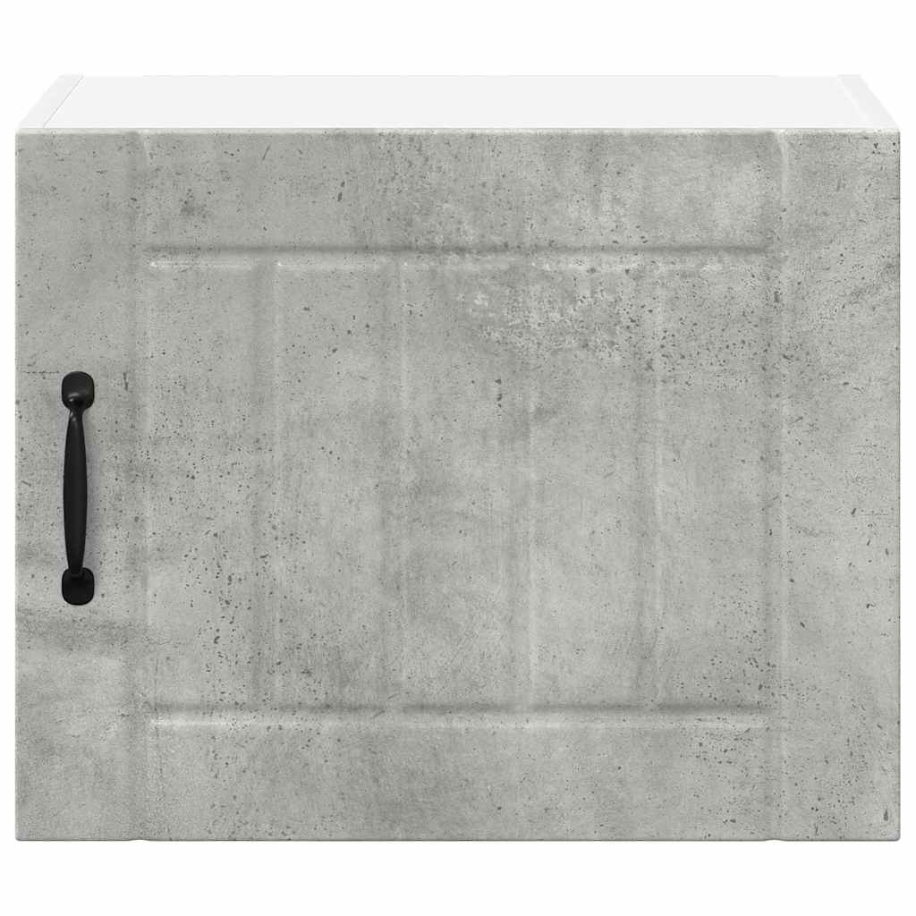 Keukenkast aan de muur Beton Grijs 50 x 31 x 40 cm Bewerkt hout