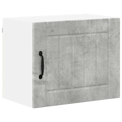 Keukenkast aan de muur 2 pcs Beton Grijs 50 x 31 x 40 cm