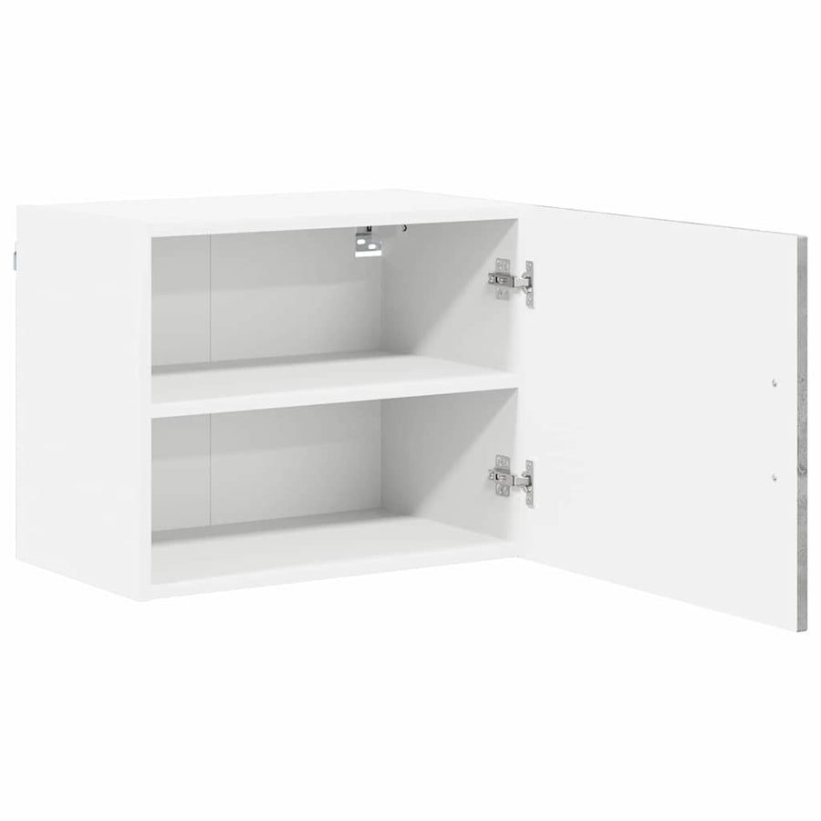 Keukenkast aan de muur 2 pcs Beton Grijs 50 x 31 x 40 cm