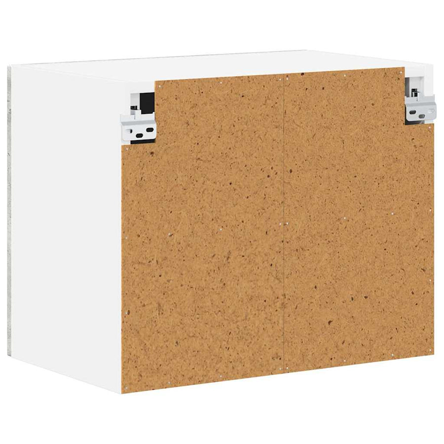 Keukenkast aan de muur 2 pcs Beton Grijs 50 x 31 x 40 cm