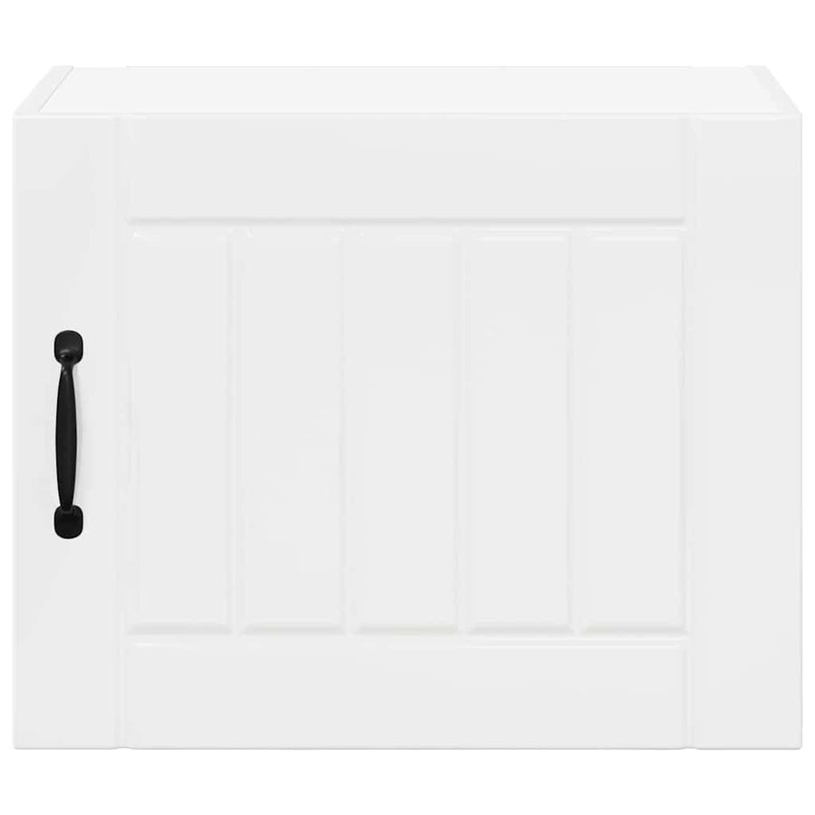 Keukenkast aan de muur met plank Hoogglans wit 50 x 31 x 40 cm