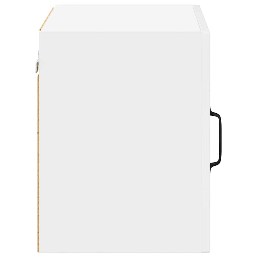Keukenkast aan de muur met plank Hoogglans wit 50 x 31 x 40 cm