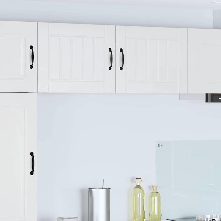 Keukenkast aan de muur 2 pcs Hoogglans wit 50 x 31 x 40 cm
