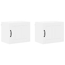 Keukenkast aan de muur 2 pcs Hoogglans wit 50 x 31 x 40 cm