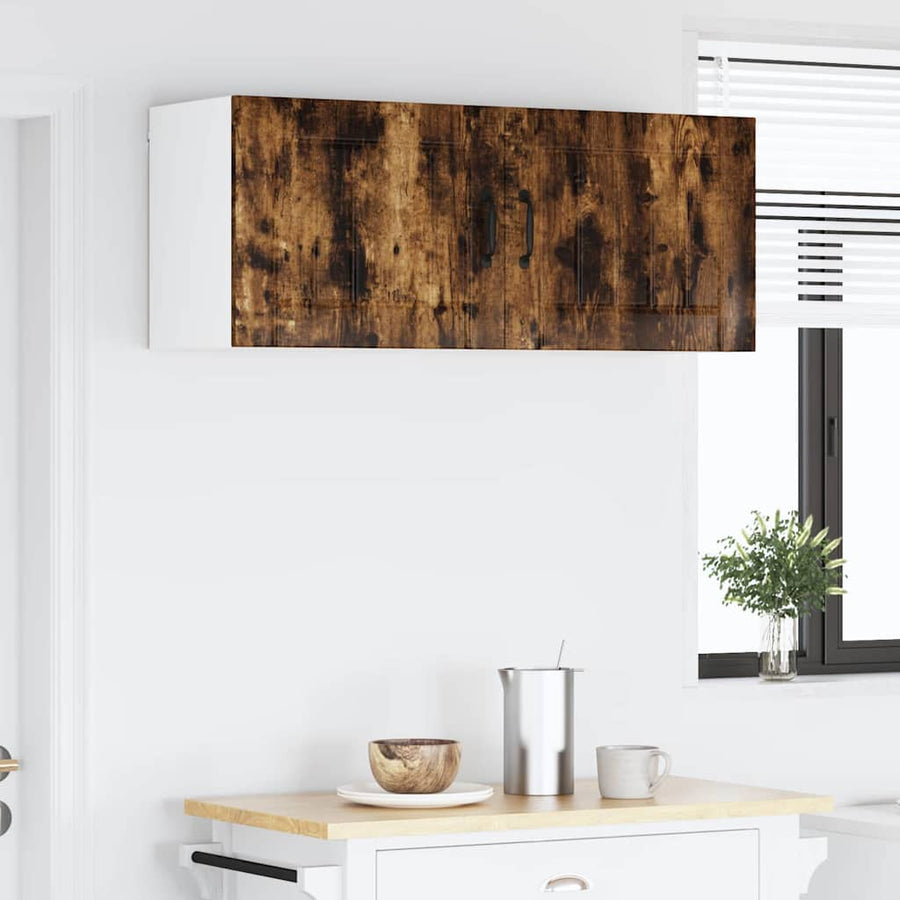 Keukenkast aan de muur 2 pcs Gerookt eiken 50 x 31 x 40 cm