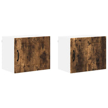 Keukenkast aan de muur 2 pcs Gerookt eiken 50 x 31 x 40 cm