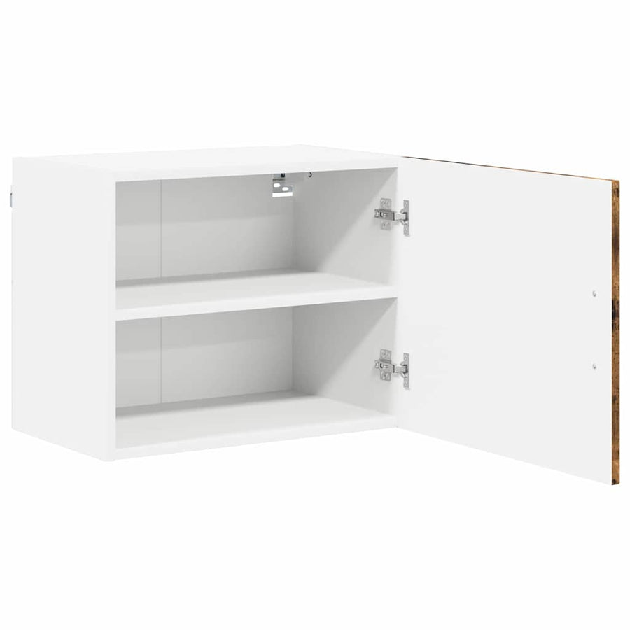 Keukenkast aan de muur 2 pcs Gerookt eiken 50 x 31 x 40 cm