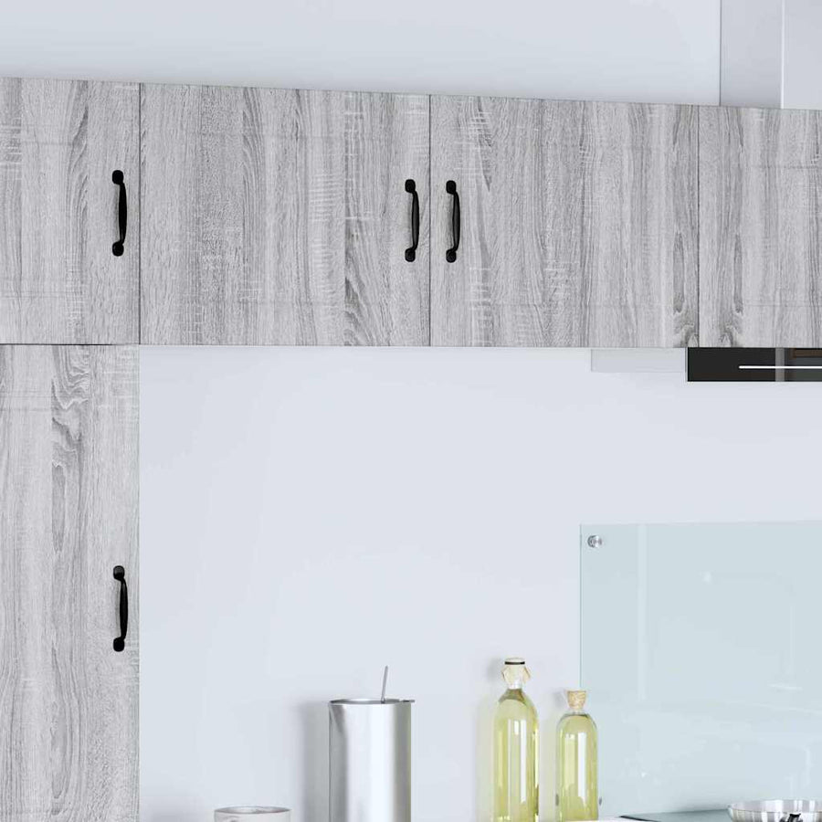 Keukenkast aan de muur met plank Grijs Sonoma 50 x 31 x 40 cm