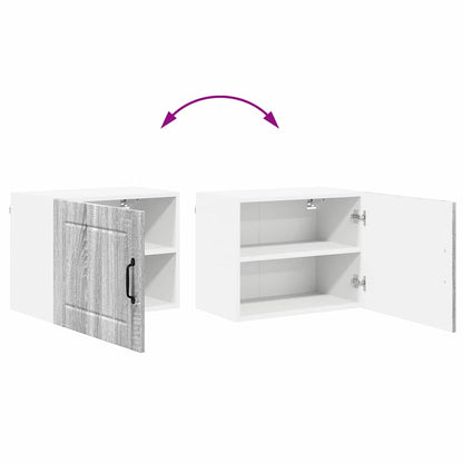 Keukenkast aan de muur met plank Grijs Sonoma 50 x 31 x 40 cm