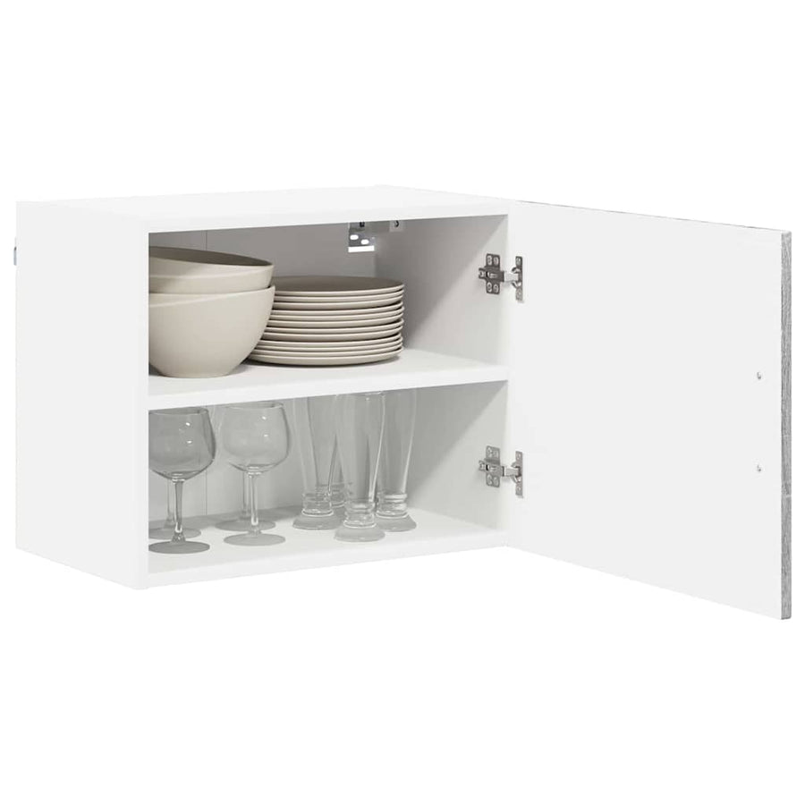 Keukenkast aan de muur 2 pcs Grijs Sonoma 50 x 31 x 40 cm