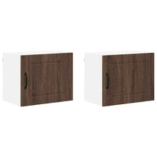 Keukenkast aan de muur 2 pcs Bruin Eiken 50 x 31 x 40 cm