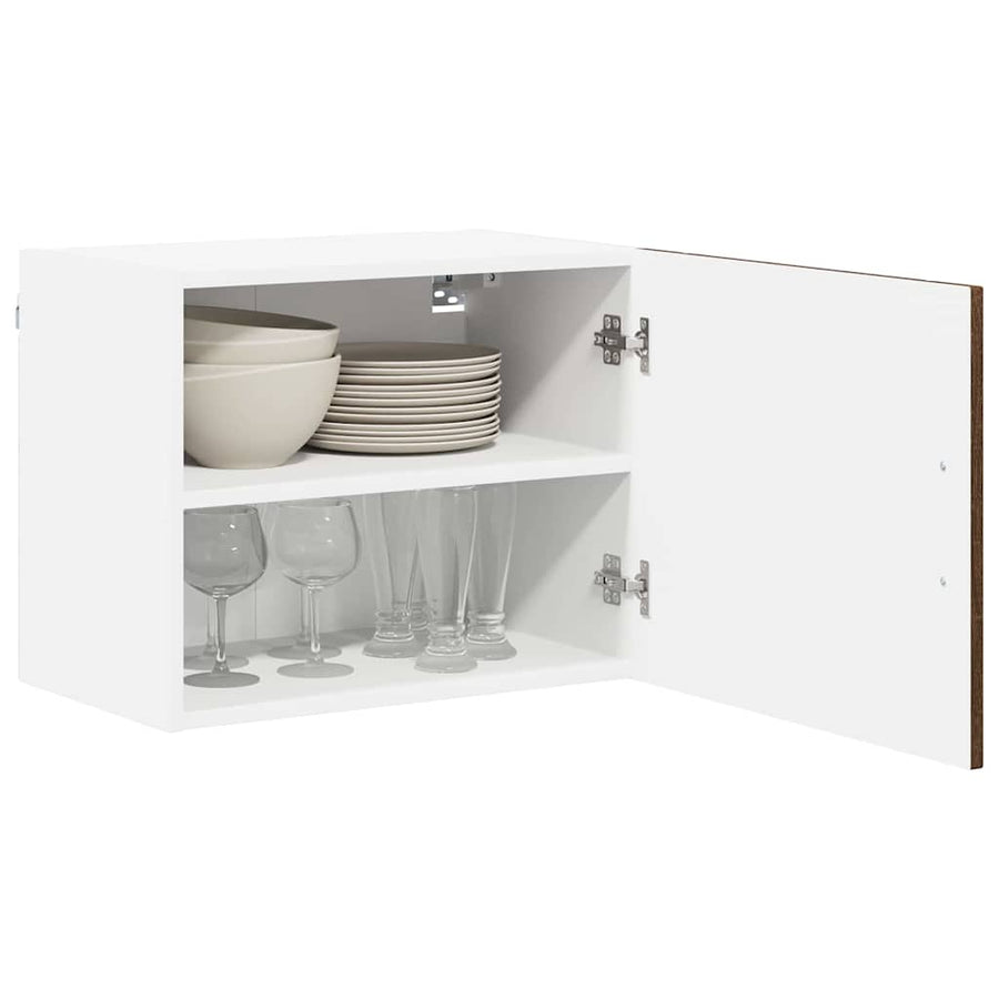 Keukenkast aan de muur 2 pcs Bruin Eiken 50 x 31 x 40 cm