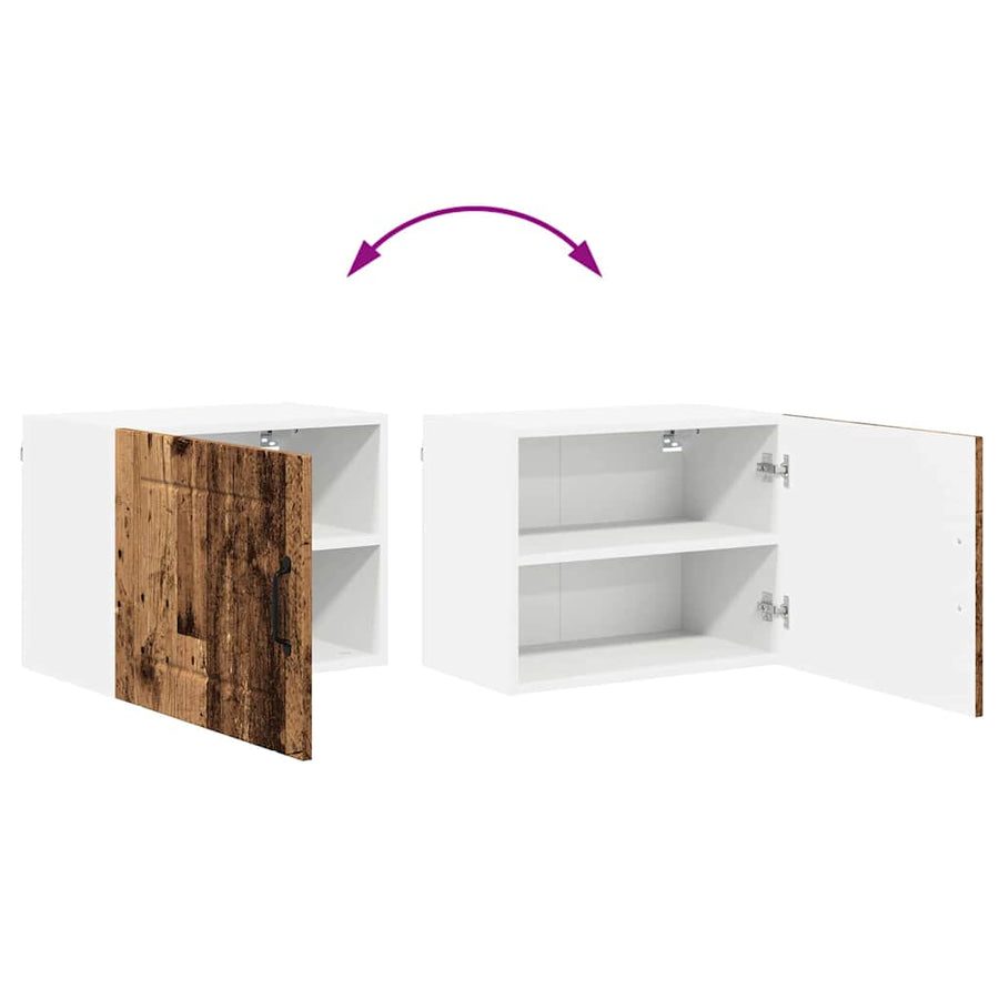 Keukenkast aan de muur Oud Hout 50 x 31 x 40 cm Bewerkt hout