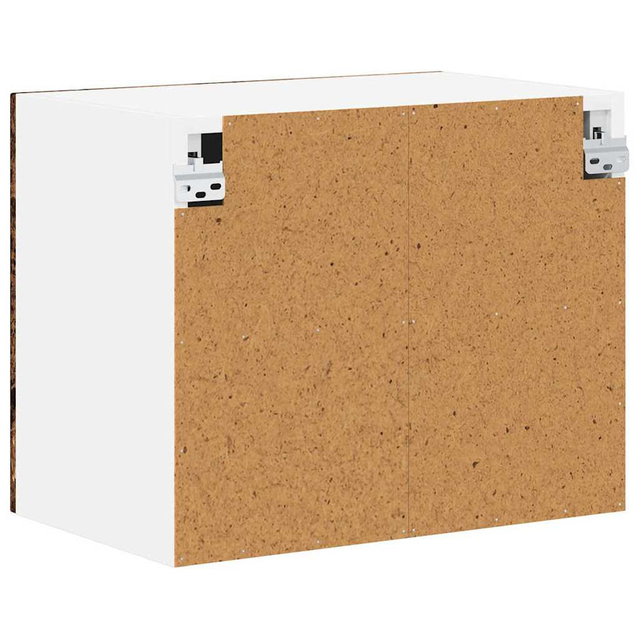 Keukenkast aan de muur met plank 2 pcs Oud Hout 50 x 31 x 40 cm