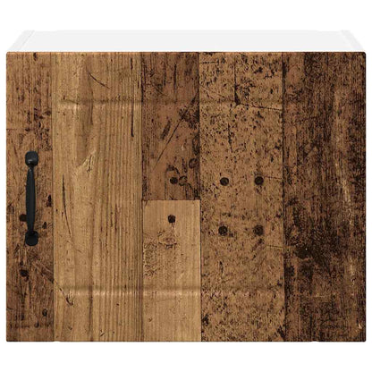 Keukenkast aan de muur met plank 2 pcs Oud Hout 50 x 31 x 40 cm