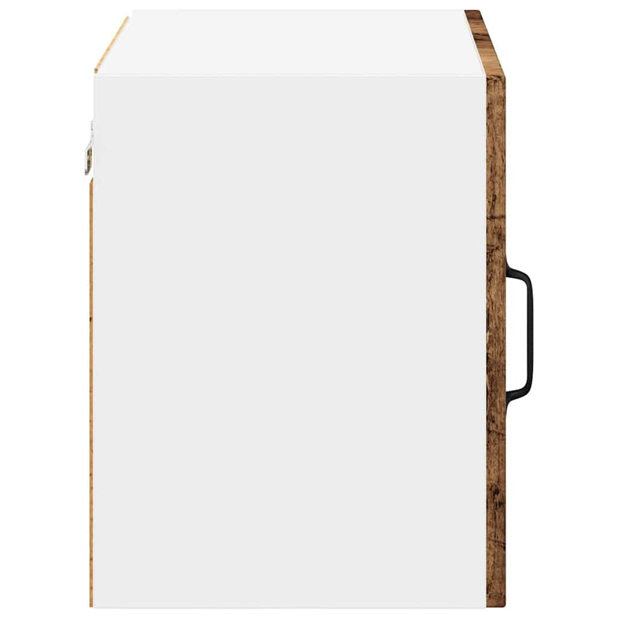 Keukenkast aan de muur met plank 2 pcs Oud Hout 50 x 31 x 40 cm