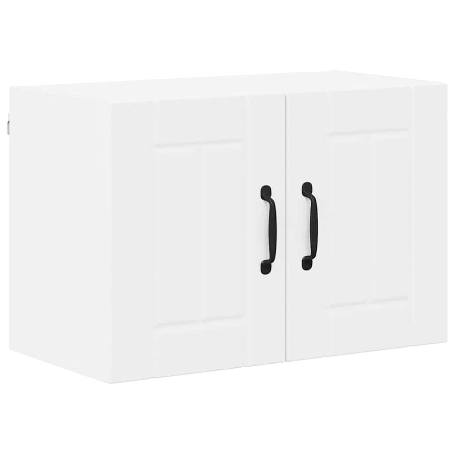 Keukenkast aan de muur 2 pcs Wit 60 x 31 x 40 cm Bewerkt hout