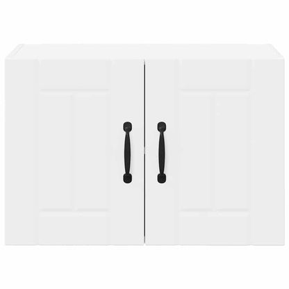 Keukenkast aan de muur 2 pcs Wit 60 x 31 x 40 cm Bewerkt hout