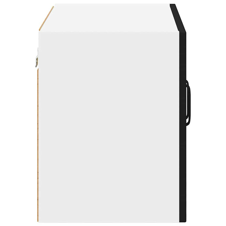 Keukenkast aan de muur 2 pcs Zwart 60 x 31 x 40 cm Bewerkt hout