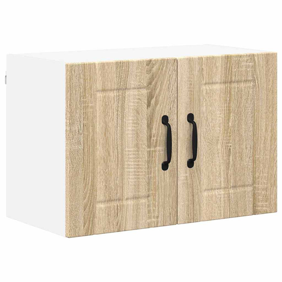 Keukenwandkasten met plank 2 pcs Sonoma Eiken 60 x 31 x 40 cm