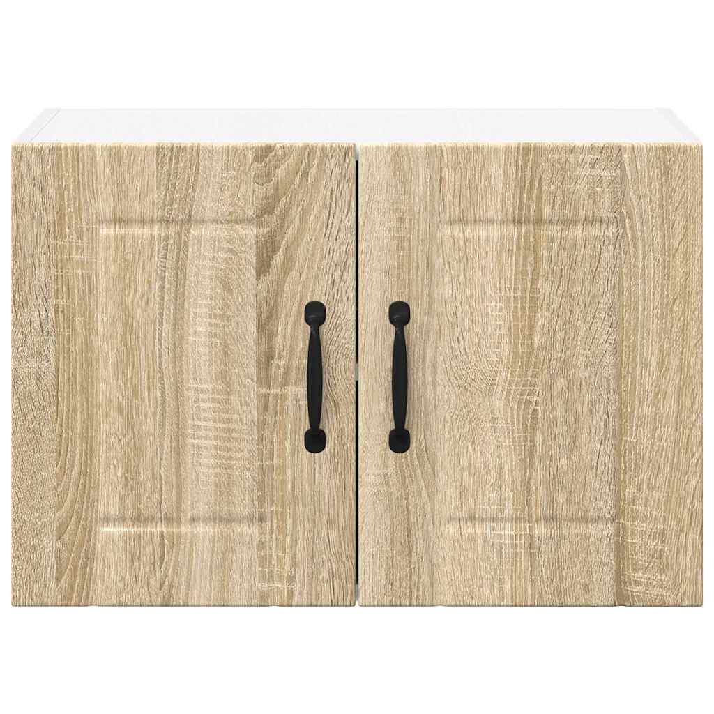 Keukenwandkasten met plank 2 pcs Sonoma Eiken 60 x 31 x 40 cm