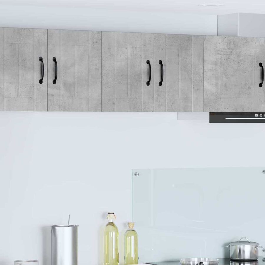 Keukenkast aan de muur Beton Grijs 60 x 31 x 40 cm Bewerkt hout