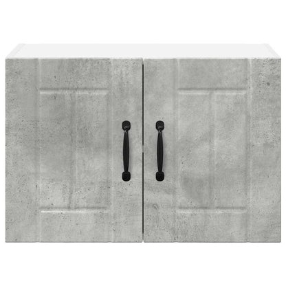 Keukenkast aan de muur Beton Grijs 60 x 31 x 40 cm Bewerkt hout