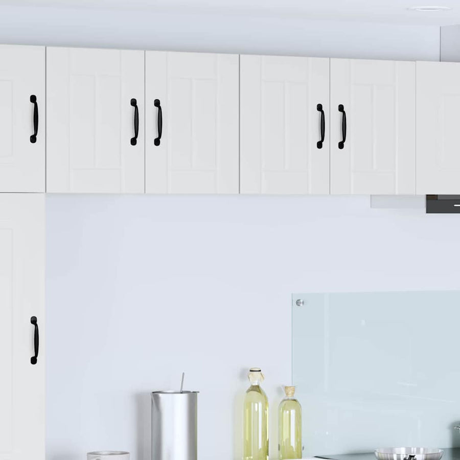 Keukenwandkasten met plank 2 pcs Hoogglans wit 60 x 31 x 40 cm