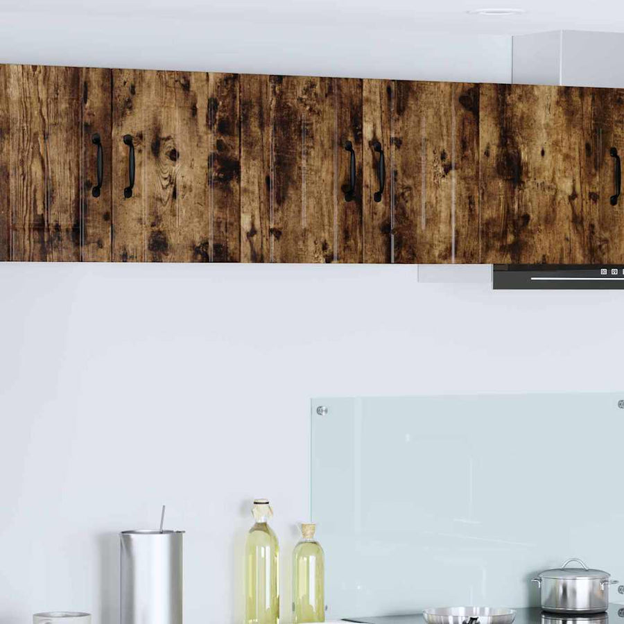 Keukenkast aan de muur met plank Gerookt eiken 60 x 31 x 40 cm