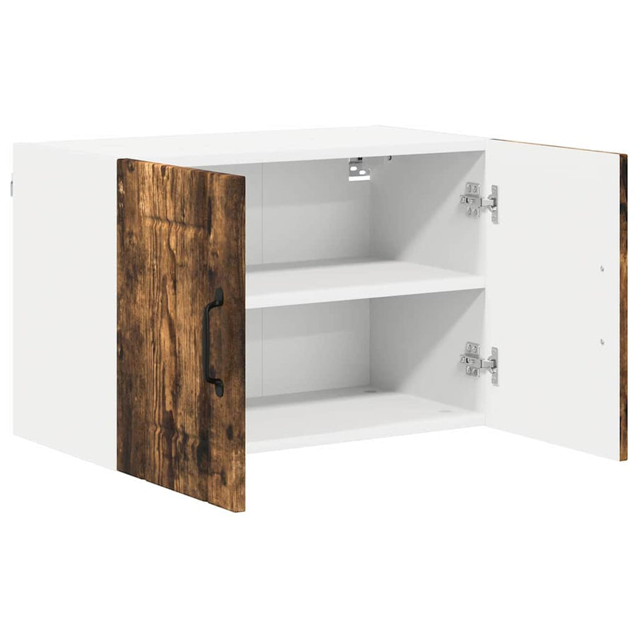 Keukenkast aan de muur met plank Gerookt eiken 60 x 31 x 40 cm