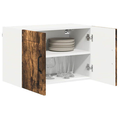 Keukenkast aan de muur met plank Gerookt eiken 60 x 31 x 40 cm