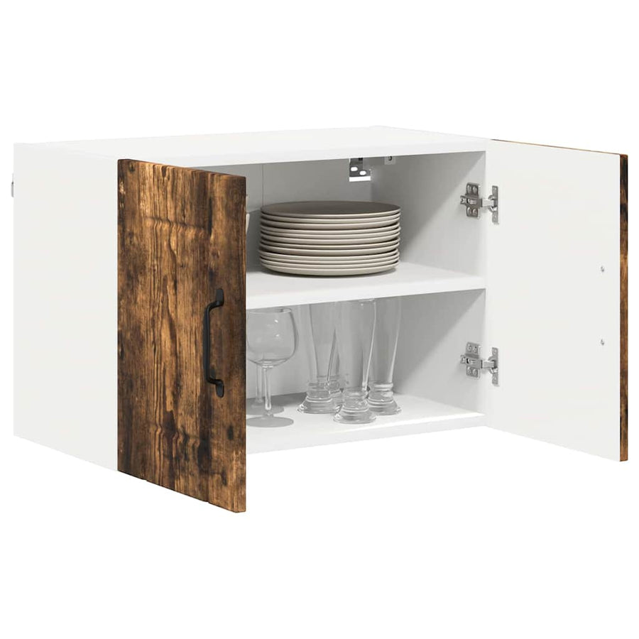 Keukenkast aan de muur met plank Gerookt eiken 60 x 31 x 40 cm