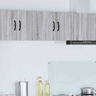 Keukenkast 60x31x40 cm grijs Sonoma bewerkt hout