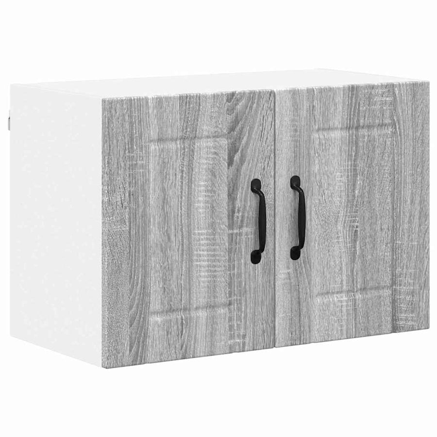 Keukenkast aan de muur met plank Grijs Sonoma 60 x 31 x 40 cm