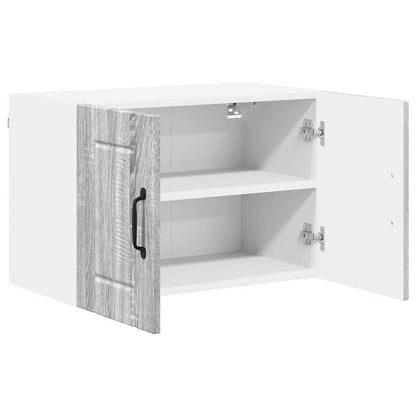 Keukenkast aan de muur met plank Grijs Sonoma 60 x 31 x 40 cm