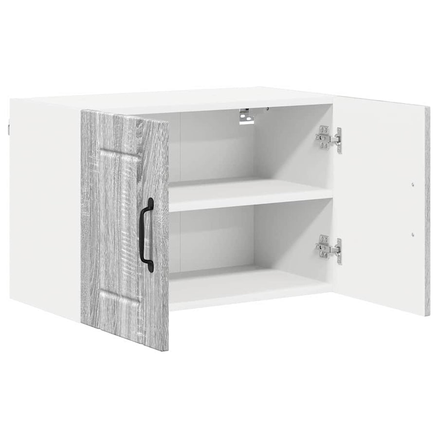 Keukenkast aan de muur met plank Grijs Sonoma 60 x 31 x 40 cm